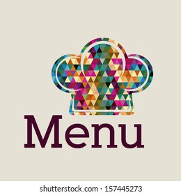 menu design over white background vector illustration