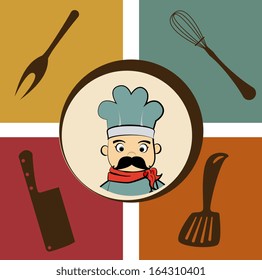 menu design over white  background vector illustration   
