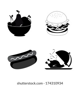 menu design over  white background vector illustration    