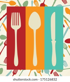 menu design over  white background vector illustration    