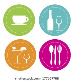 menu design over white background vector illustration    