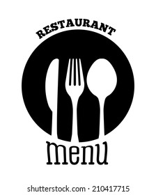 menu design over  white background vector illustration