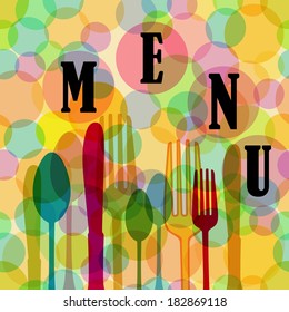 menu design for restaurant,vector, free copy space