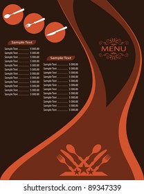 Menu Design Template