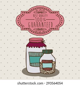 Menu digital design, vector illustration eps 10