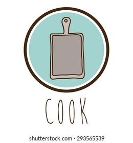 Menu digital design, vector illustration eps 10