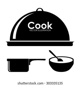 Menu digital design, vector illustration eps 10