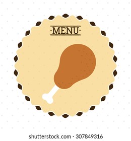 Menu digital design, vector illustration eps 10