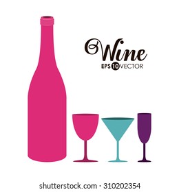 Menu digital design, vector illustration eps 10