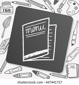 menu doodle