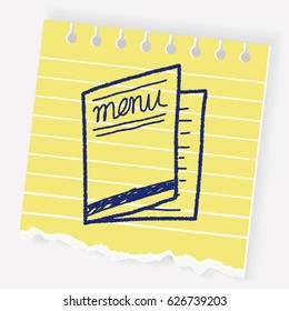 menu doodle