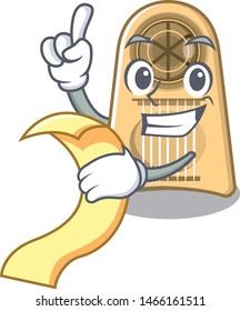 With menu egg slicer in the mascot shape