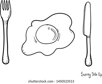 Menu Egg Sunny side up