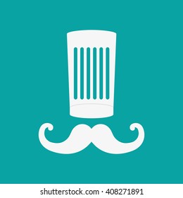 menu equipment design over white background, vector illustration