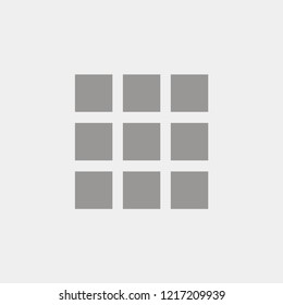 Menu flat vector icons