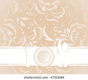 Menu golden card