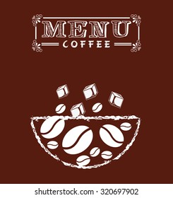 menu good coffee design, vector illustration eps10 graphic 
