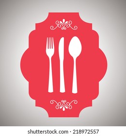 menu graphic design , vector illustration
