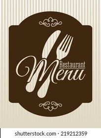 menu graphic design , vector illustration