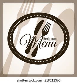 menu graphic design , vector illustration