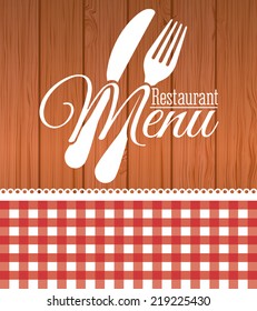 menu graphic design , vector illustration