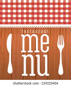 menu graphic design , vector illustration