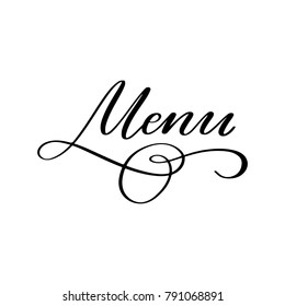 Menu Type Images Stock Photos Vectors Shutterstock