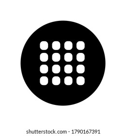 Menu Icon / App drawer icon, trendy flat style vector illustration. Menu symbol for your UI, web site design, logo, app.