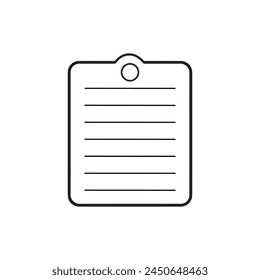 Icono de menú. Icono de menú negro sobre fondo blanco. Ilustración vectorial
