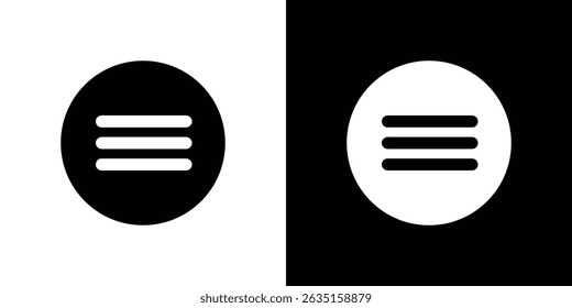 Concepto de icono de menú, Ilustración vectorial