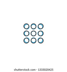 Menu icon design. Essential icon vector illustration design