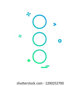 Menu icon design vector