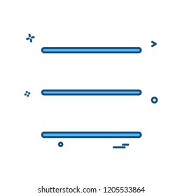 Menu icon design vector