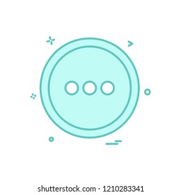 Menu icon design vector