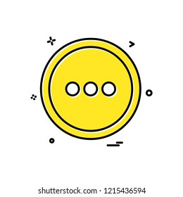Menu icon design vector