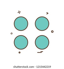 menu icon design vector