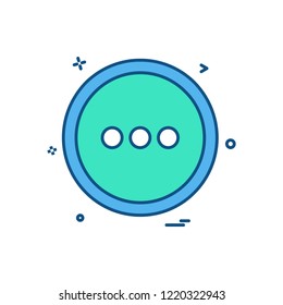 Menu icon design vector