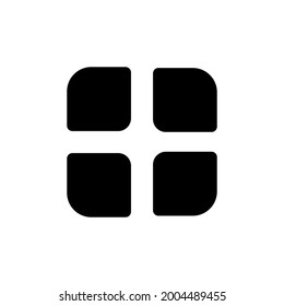 icono de menú estilo de glifo e ilustración vectorial aislada en un fondo blanco. Calidad premium para aplicaciones móviles, interfaz de usuario, presentación y sitio web. icono de píxel perfecto