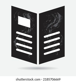 Menu icon. Great for restaurants, cafes, food and drinks, social media etc