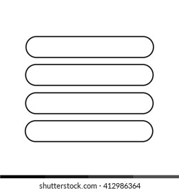 Menu icon illustration design