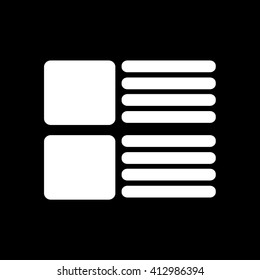 Menu icon illustration design