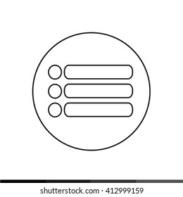 Menu icon illustration design