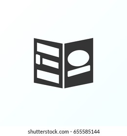 Menu icon illustration isolated vector sign symbol