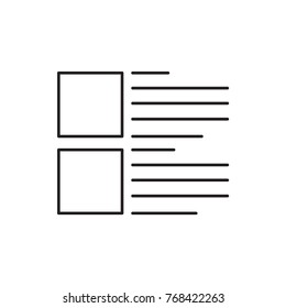 menu icon illustration isolated vector sign symbol