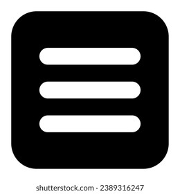 Menu icon illustration for UIUX, web, app, infographic etc