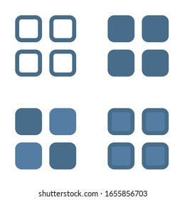 Menu icon in isolated on white background. for your web site design, logo, app, UI. Vector graphics illustration and editable stroke. EPS 10.