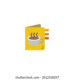 icono de menú Aislado en fondo blanco