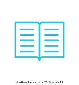 Menu Icon. Isolated on white background. From blue icon set.