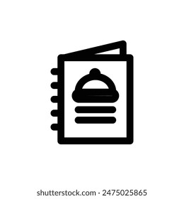 Menu icon line style vector
