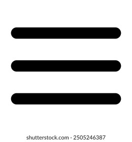 Menüsymbol im Linienstil. Vektorgrafik
